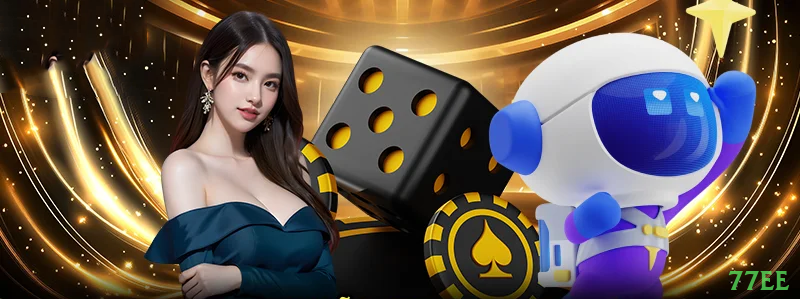 Imagem promocional dos jogos de lottery da 77ee